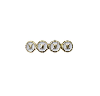 Bingley Barrette Clip White